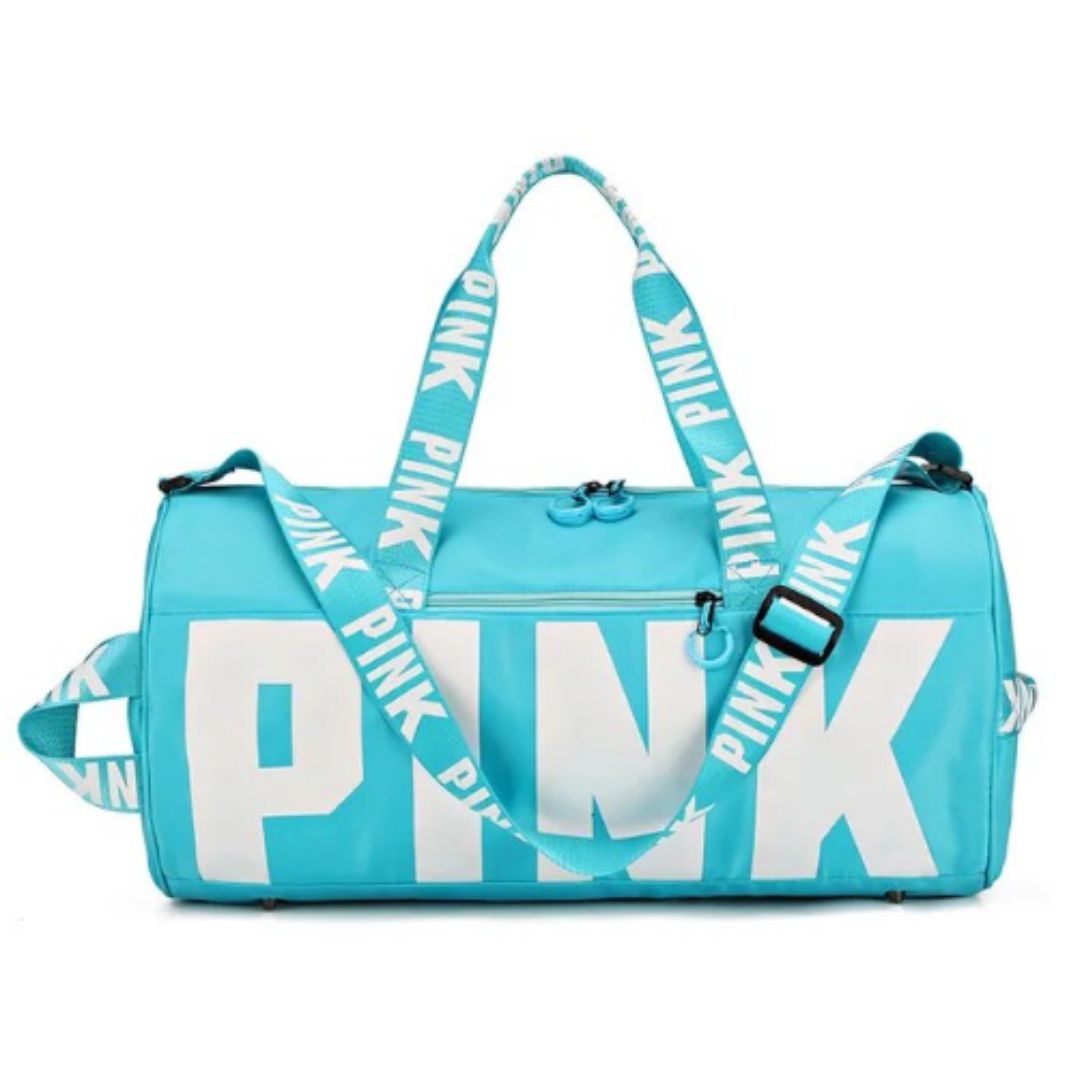 Men's and women's cross-border PINK travel sports printed shoulder bag