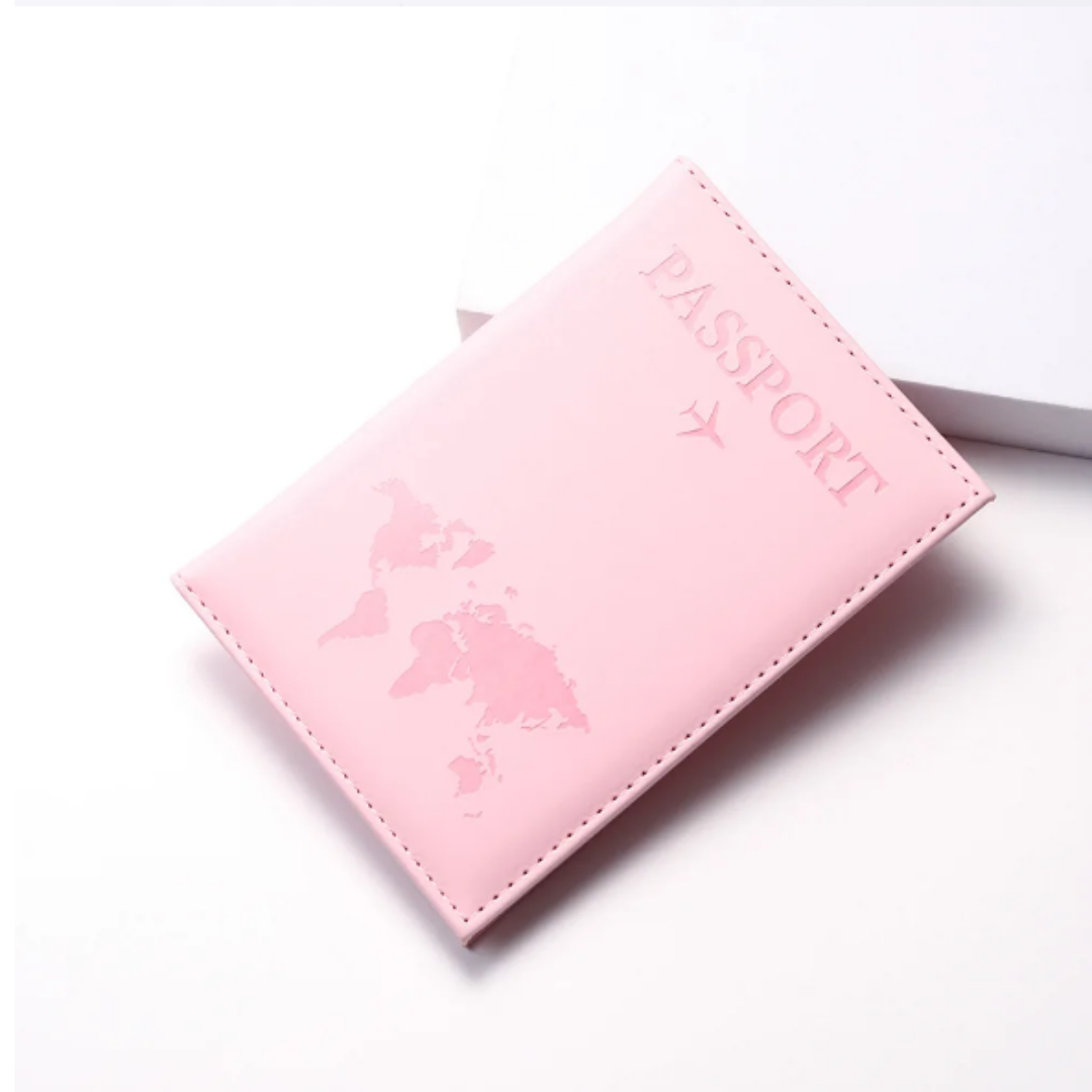 Women Men RFID Vintage Business Passport Covers Holder Multi-Function ID Bank Card PU Leather Wallet Case Travel Accessories