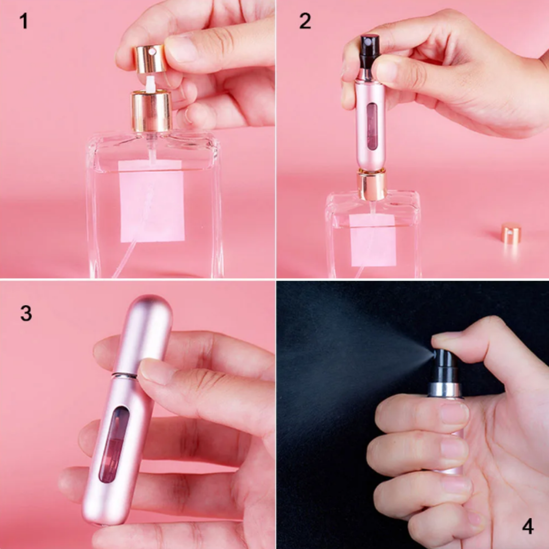 Mini Refillable Aluminium Perfume Atomizer