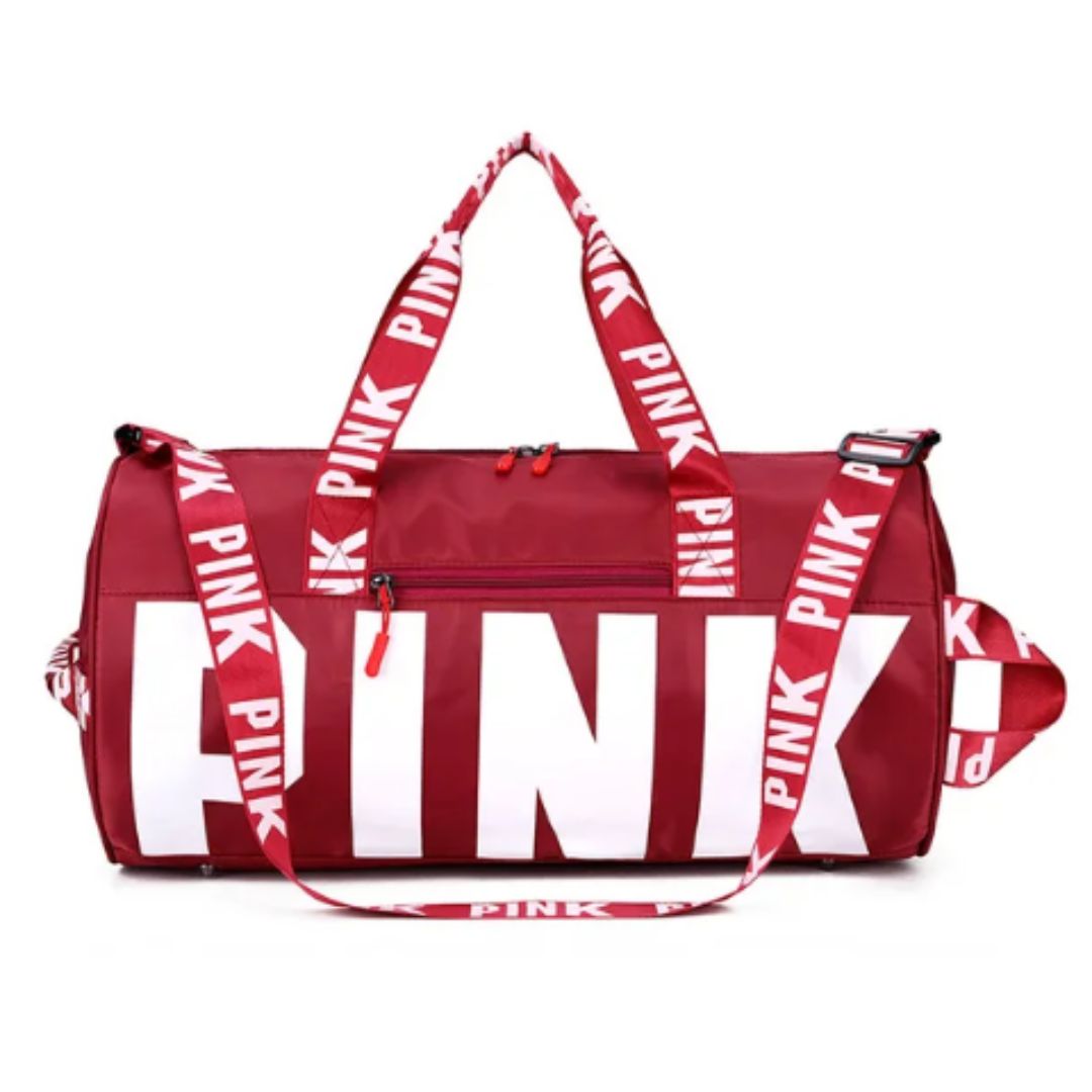 Men's and women's cross-border PINK travel sports printed shoulder bag