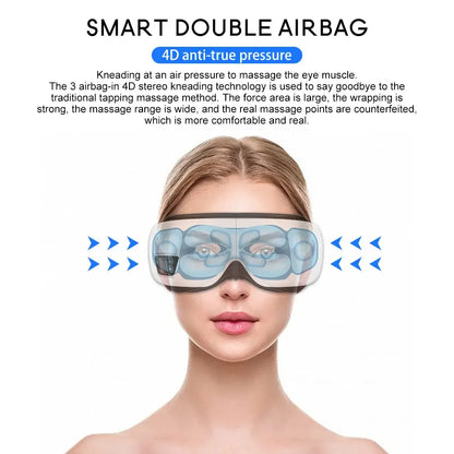 Travel Eye Massager with hot compress and Bluetooth music function