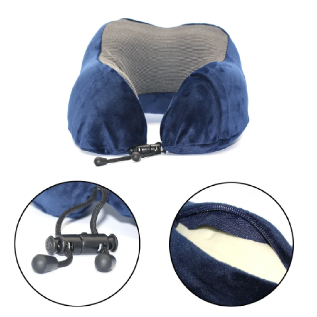 Super Soft Memory Foam Comfort Neck Travel Pillow