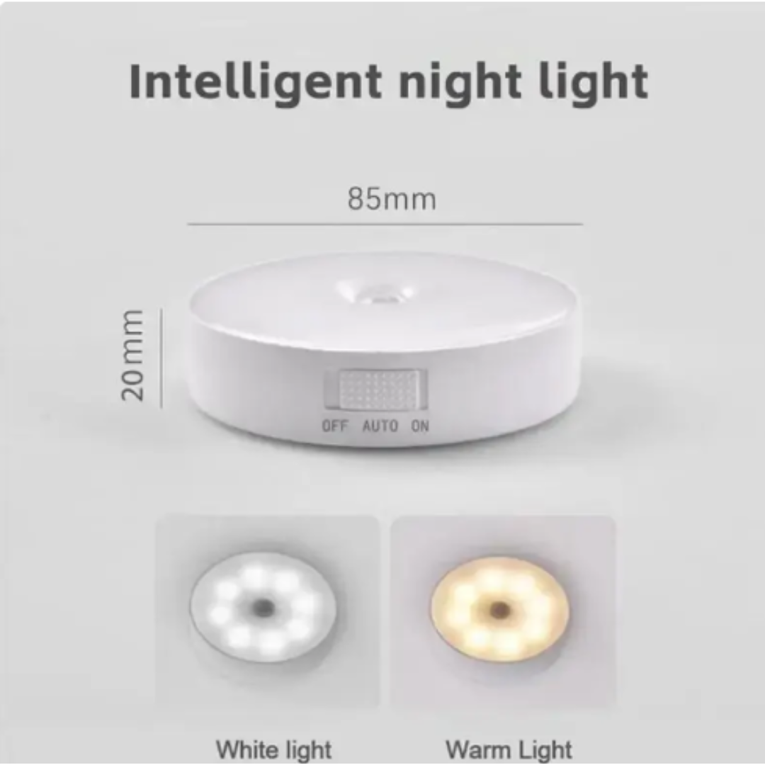 LED Intelligent Human Induction Night Lamp USB Charging Light