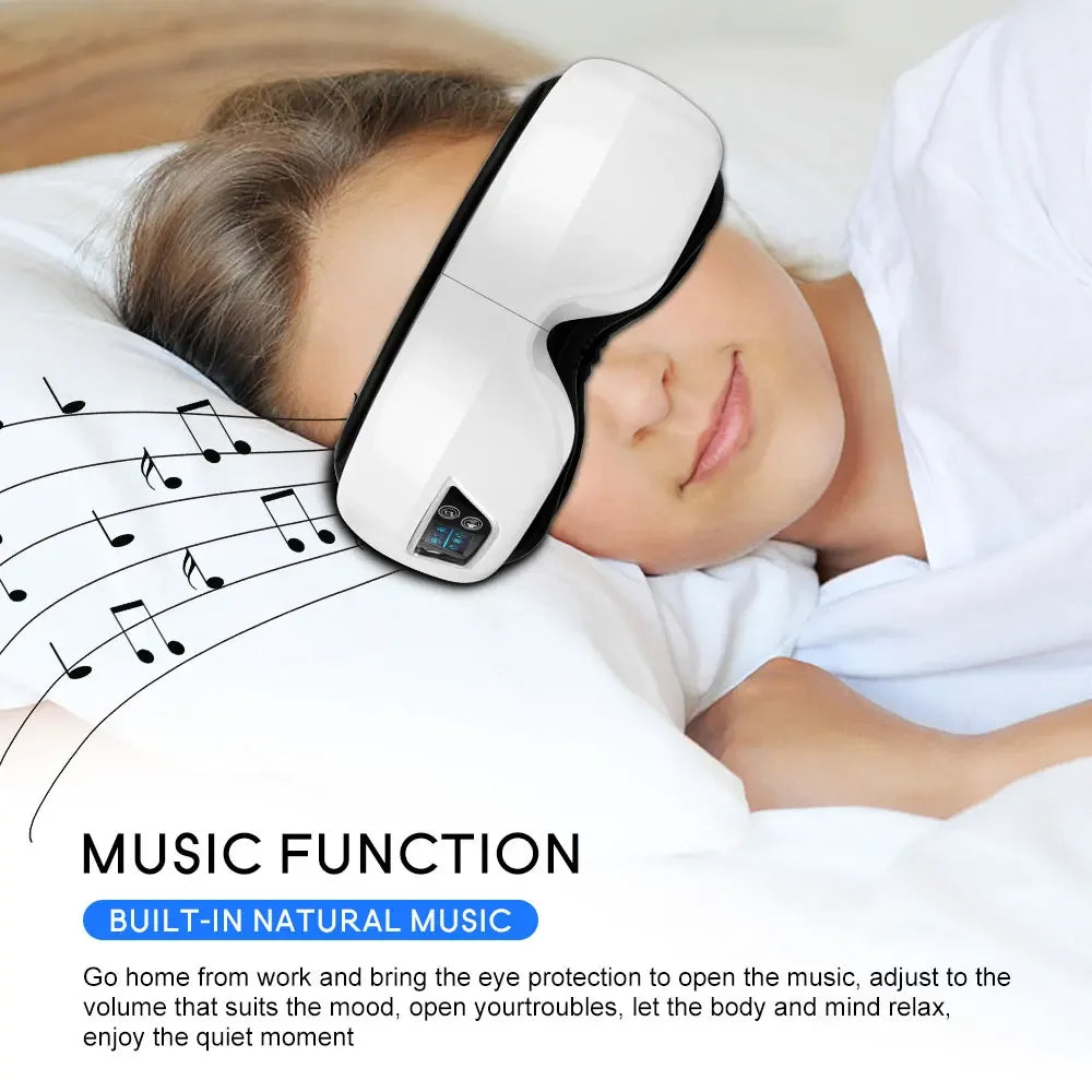 Travel Eye Massager with hot compress and Bluetooth music function