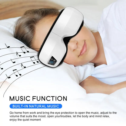 Travel Eye Massager with hot compress and Bluetooth music function
