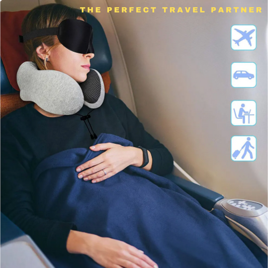 Super Soft Memory Foam Comfort Neck Travel Pillow