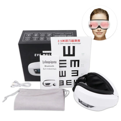 Travel Eye Massager with hot compress and Bluetooth music function