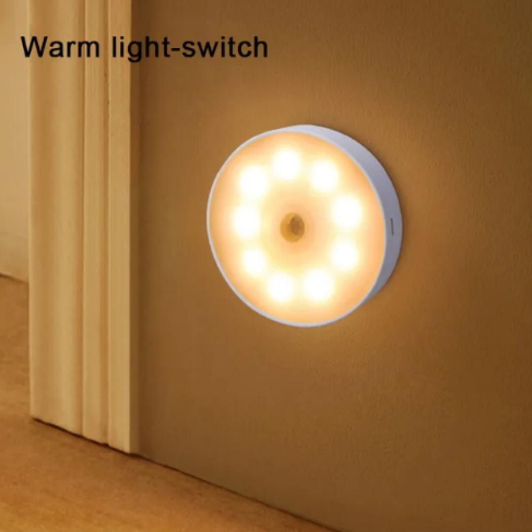 LED Intelligent Human Induction Night Lamp USB Charging Light