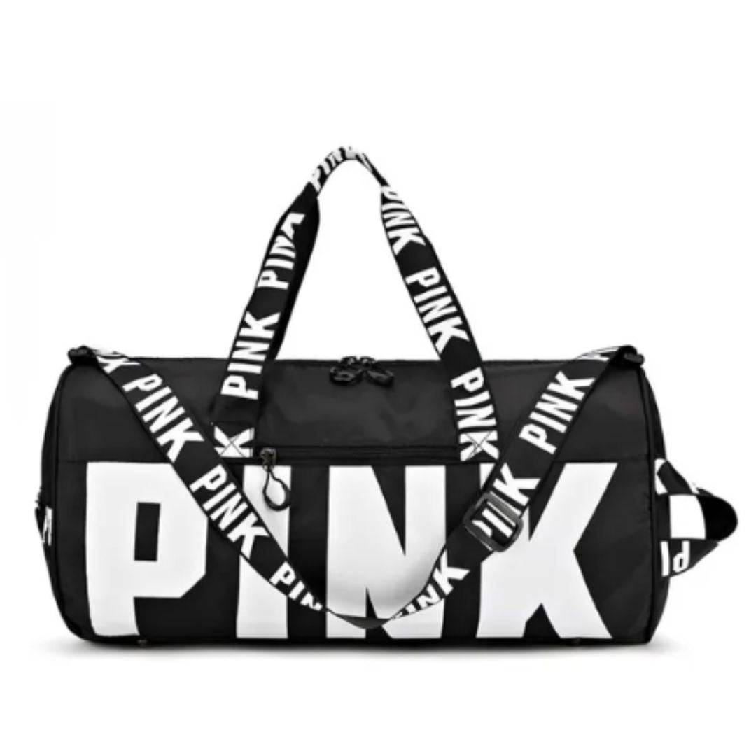 Men's and women's cross-border PINK travel sports printed shoulder bag
