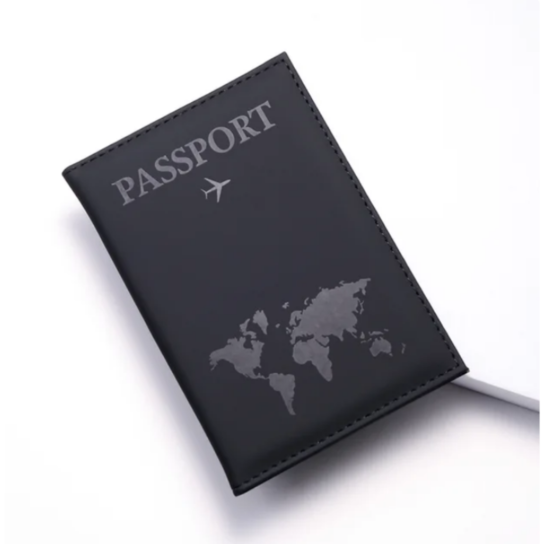 Women Men RFID Vintage Business Passport Covers Holder Multi-Function ID Bank Card PU Leather Wallet Case Travel Accessories