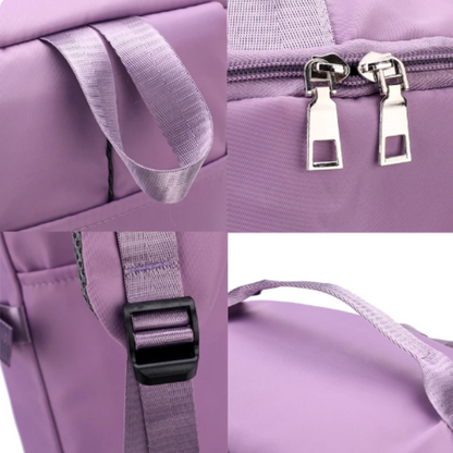 Women's shoulder travel backpack