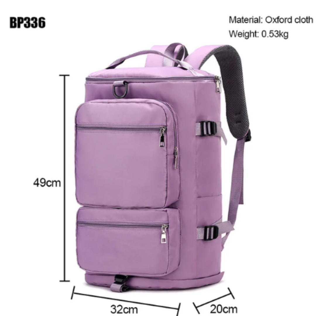 Women's shoulder travel backpack