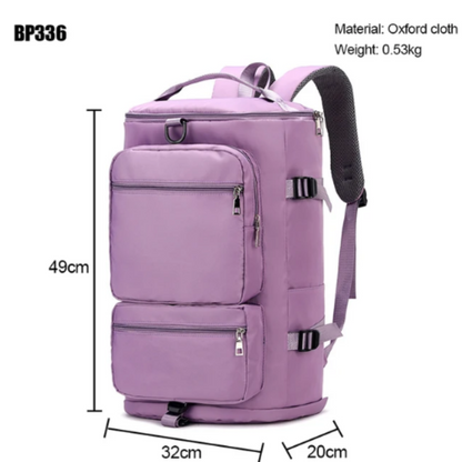 Women's shoulder travel backpack