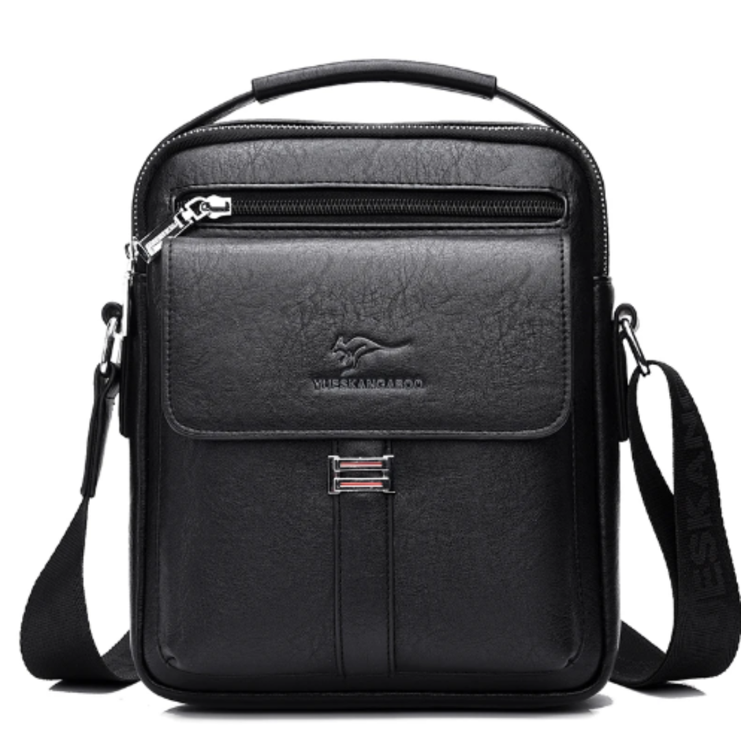 Men's vegan vintage style cross body messenger bag