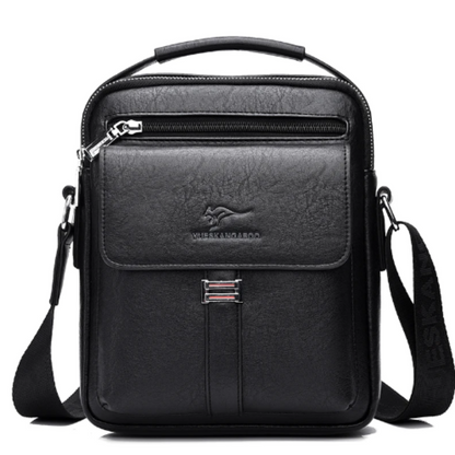 Men's vegan vintage style cross body messenger bag