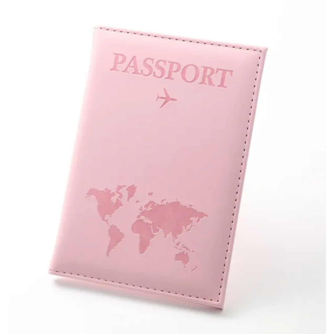 Women Men RFID Vintage Business Passport Covers Holder Multi-Function ID Bank Card PU Leather Wallet Case Travel Accessories