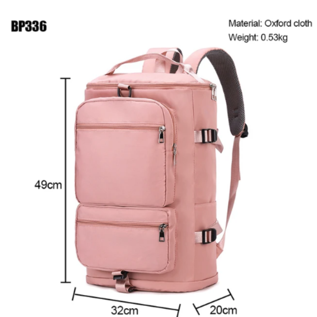 Women's shoulder travel backpack