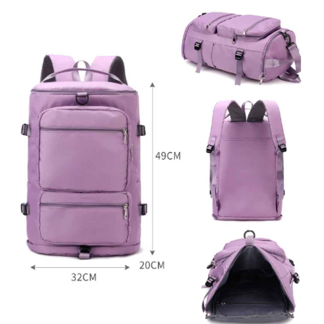 Women's shoulder travel backpack