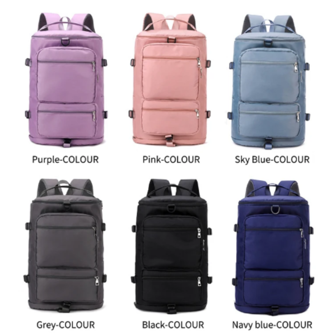 Women's shoulder travel backpack