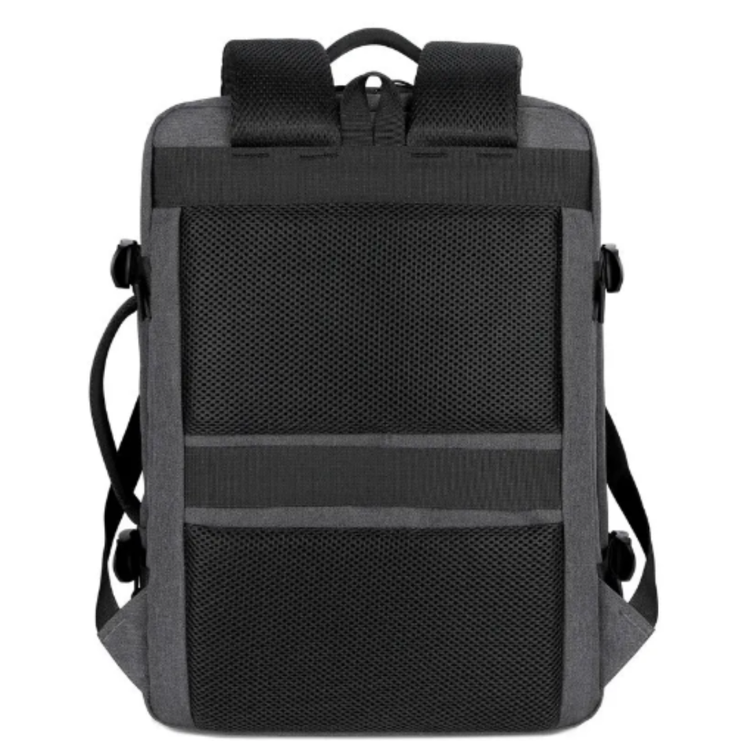 Classic travel backpack for men with USB and waterproof compartment