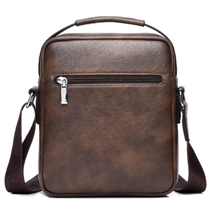 Men's vegan vintage style cross body messenger bag
